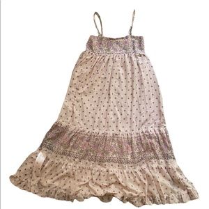 Long hippie floral dress